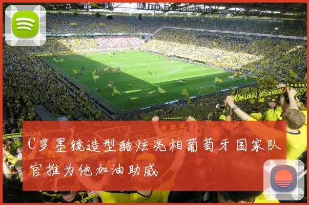 C罗墨镜造型酷炫亮相葡萄牙国家队官推为他加油助威